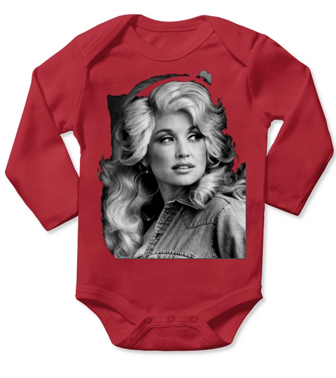 Dolly Parton Long Sleeve Baby One-Piece
