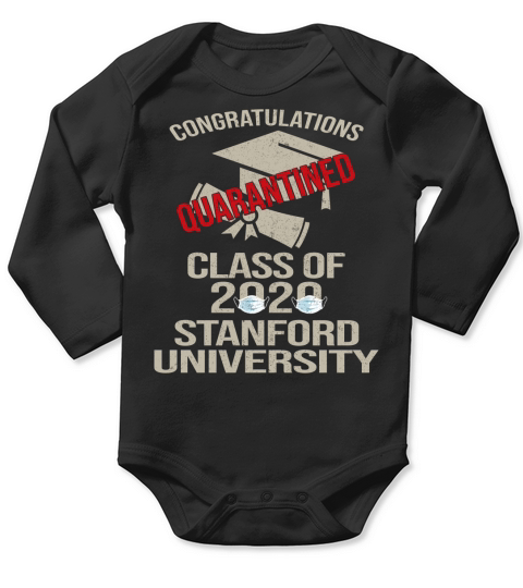 Funny 2020 Graduating Class Stanford University Retro Long Sleeve Baby One-Piece