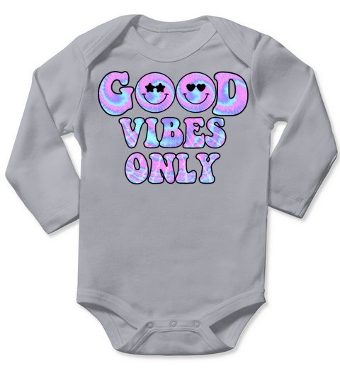 Funny Kid Life Sublimation Long Sleeve Baby One-Piece