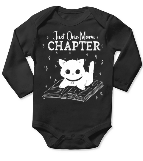 Just One More Chapter I Promise Reading Long Sleeve Baby One-Piece