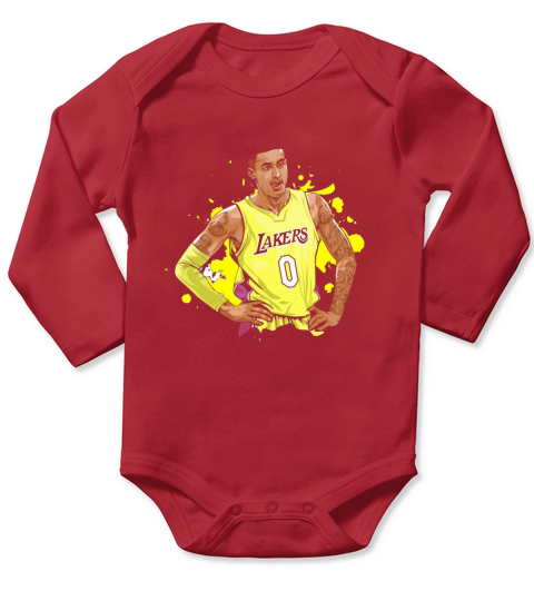 Kyle Kuzma Fan Tee Long Sleeve Baby One-Piece