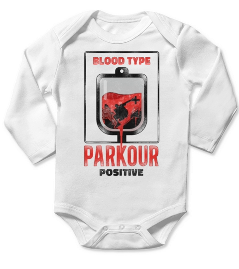Parkour Free Running Traceur Long Sleeve Baby One-Piece