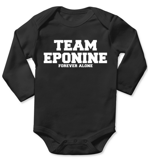 Team Eponine Tee Shirt, eponine, les miserables, les mis - Forever In My Heart Long Sleeve Baby One-Piece