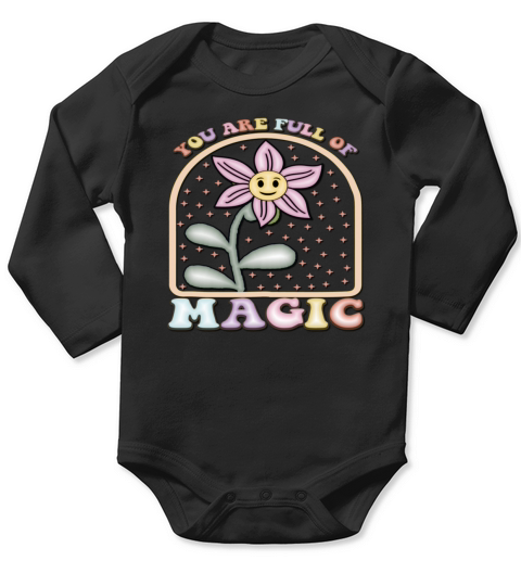 You Are Full of Magic Growth Mindset Inspiration Long Sleeve Baby One-Piece