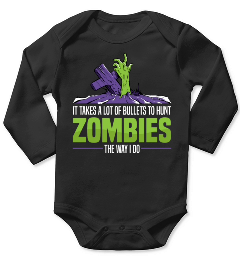 Zombies Long Sleeve Baby One-Piece