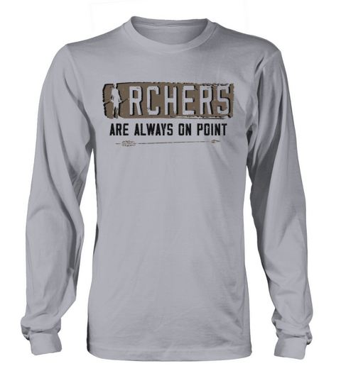 Archery Bow Archer Pun Vintage Long sleeved Unisex
