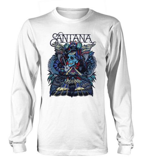 Carlos Santana Folk Skull Long sleeved Unisex