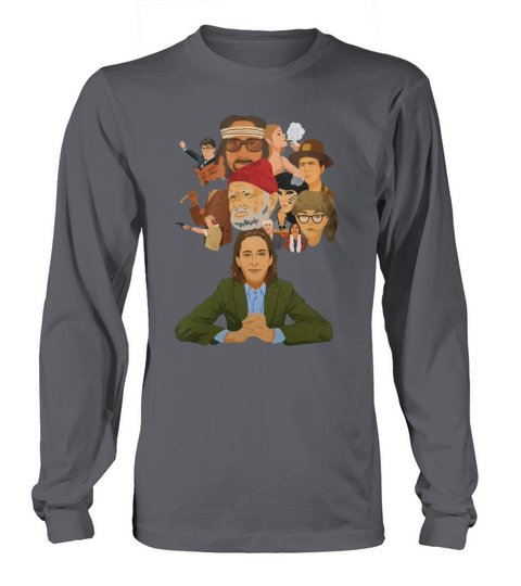 The World Of Wes Anderson Long sleeved Unisex