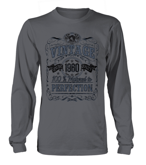Vinage 1960 birthday year of birth 1960 gift Long sleeved Unisex