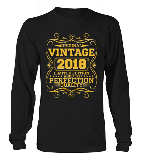 Vintage 2018 Original Limited Edition Long sleeved Unisex