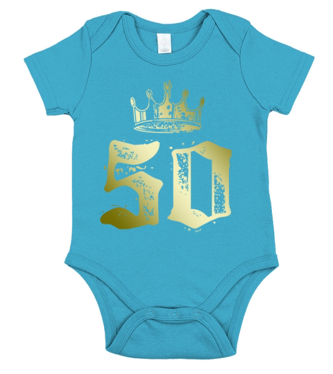 50 number crown Short Sleeve Baby One-Piece