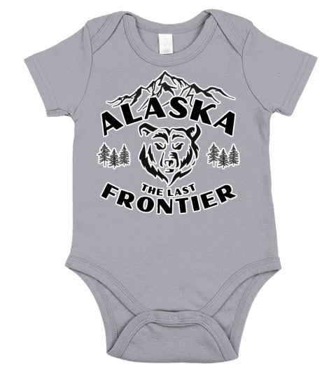 Alaska - The Last Frontier Short Sleeve Baby One-Piece