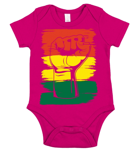 Black Proud African American for Juneteenth Short Sleeve Baby One-Piece