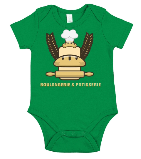 BOULANGERIE PATISSERIE Short Sleeve Baby One-Piece