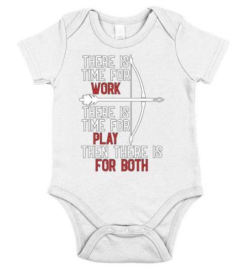 Bowhunting There Is Time For Bow Target Bowhunter Short Sleeve Baby One-Piece