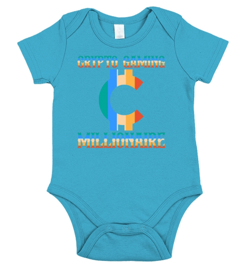 Crypto Play2earn Gamer Millionaire Short Sleeve Baby One-Piece