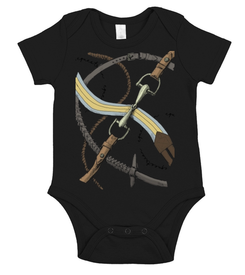 equestrian equipment Short Sleeve Baby One-Piece