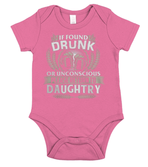 Funny Vintage Tshirt for DAUGHTRY Short Sleeve Baby One-Piece