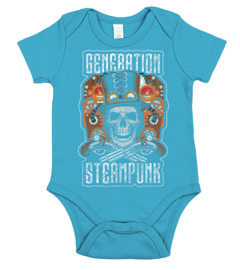 Gothic Culture Design Machine Short Sleeve Baby One-Piece