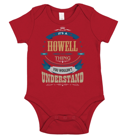 HOWELL, Its a HOWELL thing Short Sleeve Baby One-Piece