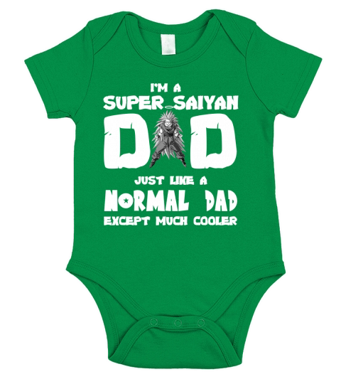 Im a super saiyan dad Short Sleeve Baby One-Piece