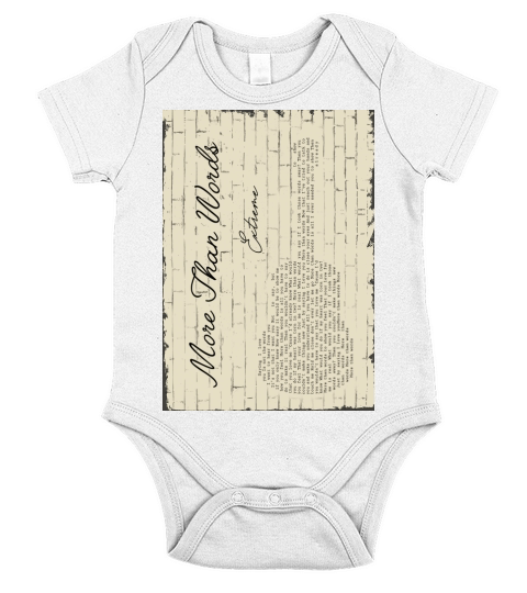 More Than Words Short Sleeve Baby One-Piece