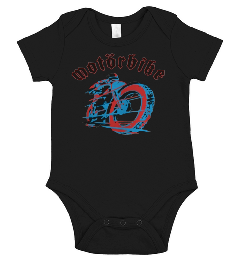 Motorbike Short Sleeve Baby One-Piece