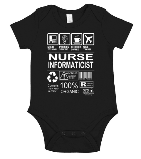 NURSE INFORMATICIST FMultiold Short Sleeve Baby One-Piece