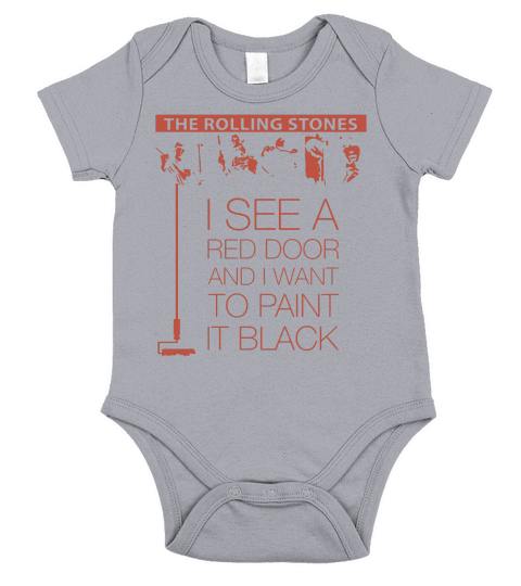 Paint it black Short Sleeve Baby One-Piece