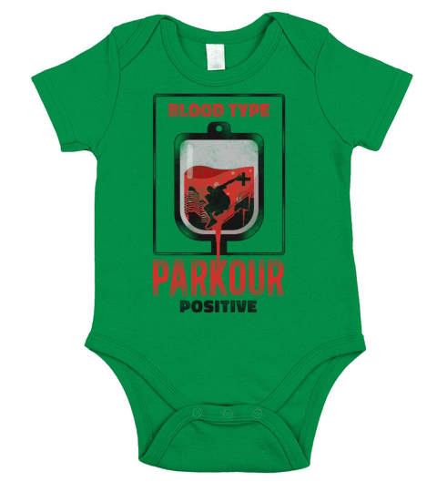 Parkour Free Running Traceur Short Sleeve Baby One-Piece