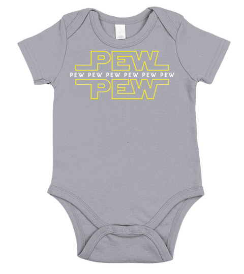 Pew Pew Short Sleeve Baby One-Piece