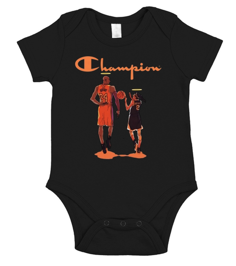 RIP Kobe and Bryant and Gianna Champion shirt Short Sleeve Baby One-Piece