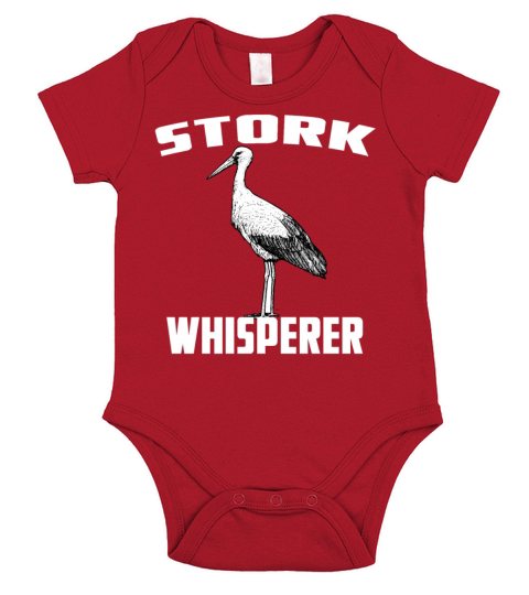 Stork Whisperer Short Sleeve Baby One-Piece