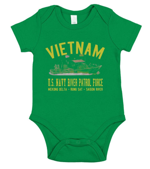 Vietnam US Navy river patrol force Short Sleeve Baby One-Piece