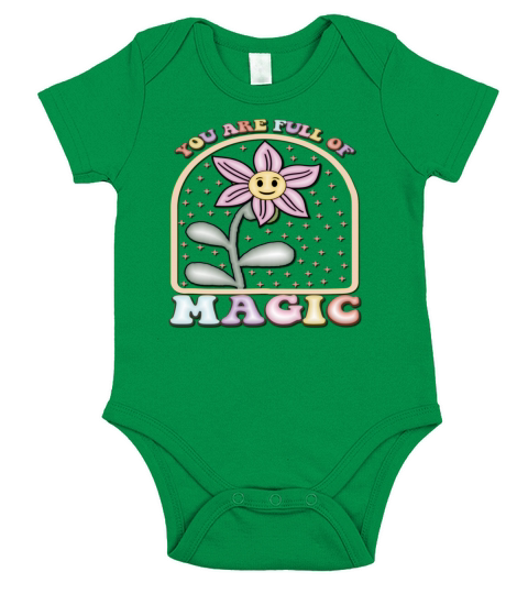 You Are Full of Magic Growth Mindset Inspiration Short Sleeve Baby One-Piece