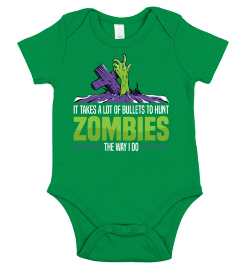 Zombies Short Sleeve Baby One-Piece