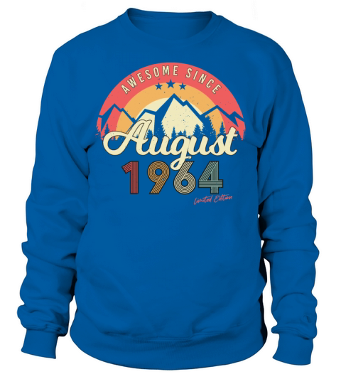 1964 August Vintage Sweatshirt Unisex