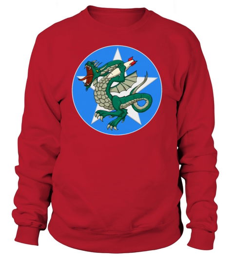 373rd Bomb Squadron Patch Vintage WWII Dragonsww2 Sweatshirt Unisex