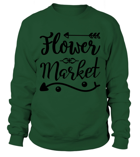 Flower market Sweatshirt Unisex