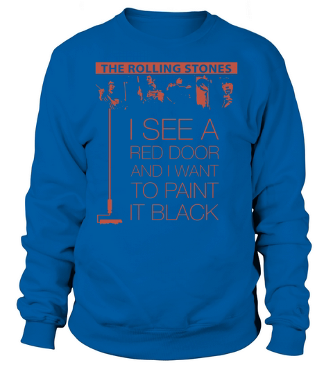 Paint it black Sweatshirt Unisex