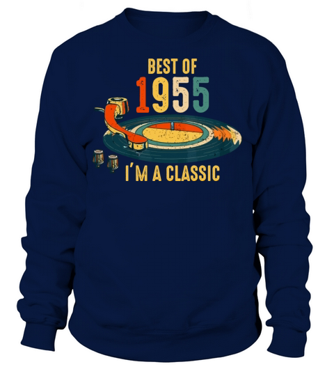 Vintage 1955 Im Classic 66th Birthday Sweatshirt Unisex
