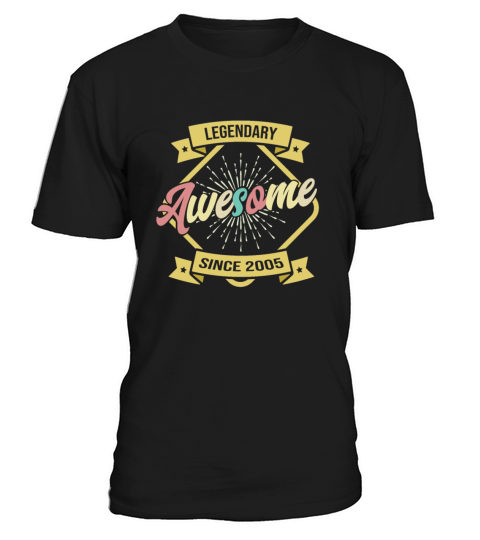 18th Birthday Gifts Vintage 2005 Awesome Sayings T-Shirt Unisex