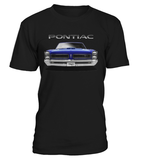 1965 Pontiac GTO Front Blue T-Shirt Unisex