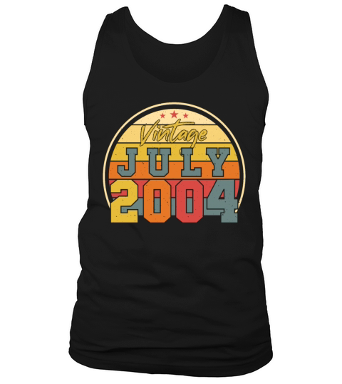 18th Birthday Of July 2004 Tank Top Unisex