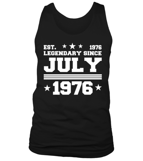 46th birthday July vintage 1976 gift idea Tank Top Unisex