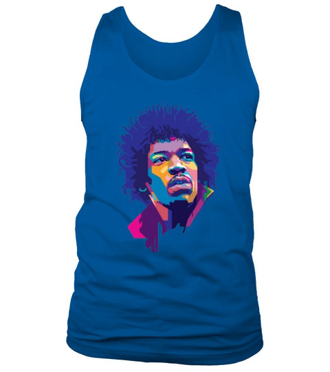Color Jimi Hendrix Tank Top Unisex