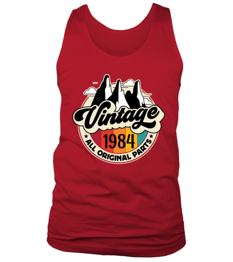 Funny Birthday Born in 1984 Limited Edition Tank Top Unisex