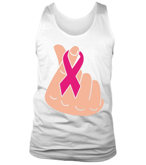 Hands Love Breast Cancer Ribbon Wear Pink Tank Top Unisex