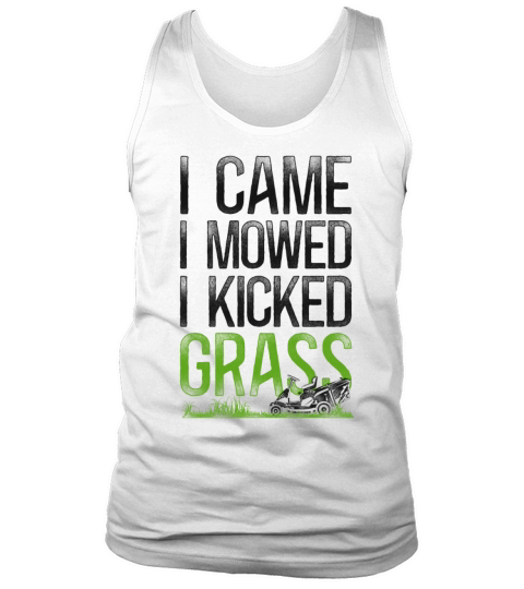 Lawn Mower Mowing Dad Father Tank Top Unisex