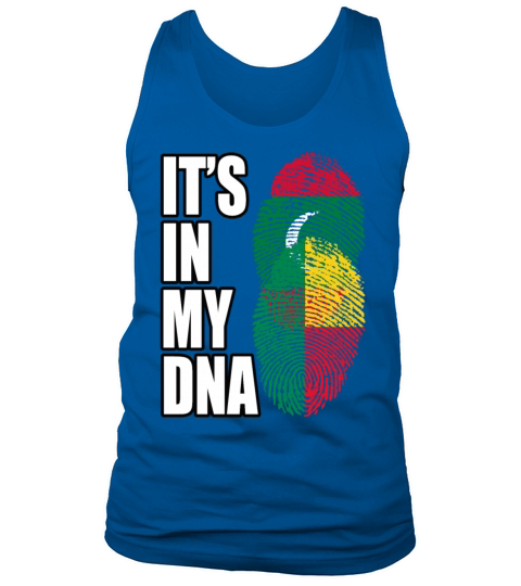 Maldivian And Benin Mix Heritage DNA Flag Tank Top Unisex